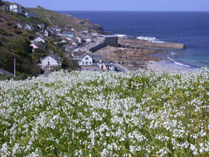 View of the lifeboat house in Sennen